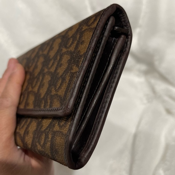 Authentic Christian Dior Brown Monogram Wallet - Picture 5 of 8